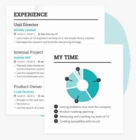 My Time In Resume, HD Png Download, Transparent PNG