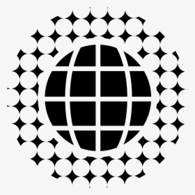 Earth Grid With Circular Pattern Around - Circular Pattern Png, Transparent Png, Transparent PNG