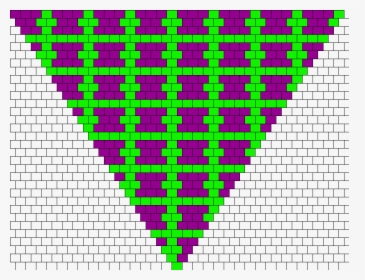 Grid Kandana Bead Pattern - Brickwork, HD Png Download, Transparent PNG