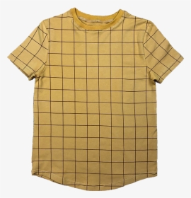 Mustard Grid Tee - Active Shirt, HD Png Download, Transparent PNG