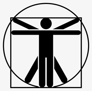 Vitruvian Man Icon Png, Transparent Png, Transparent PNG