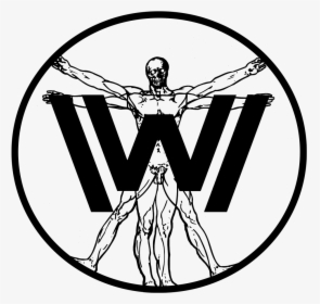 West World T-shirt/ Vitruvian Man Design Http - Multiple Interests, HD Png Download, Transparent PNG