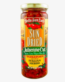 Julienne Cut Sun Dried Tomatoes In Olive Oil With Italian - Italian Sun Dried Tomatoes, HD Png Download, Transparent PNG