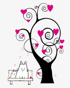 Paper Hello Kitty Drawing Sticker - Free Cat Tree Clip Art, HD Png Download, Transparent PNG