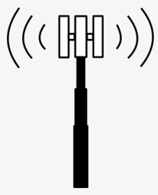Radio Tower Icon Free - Mobile Phone Tower Icon, HD Png Download, Transparent PNG