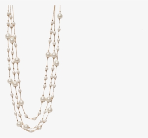 Multi Layer Pearl Necklace - Necklace, HD Png Download, Transparent PNG