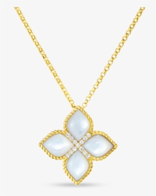 Cropped Princess Mother Of Pearl Diamond Necklace - Locket, HD Png Download, Transparent PNG