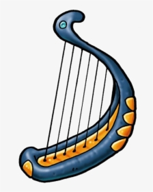 Download Musical Instruments In Bible Clipart Musical - Harp, HD Png Download, Transparent PNG