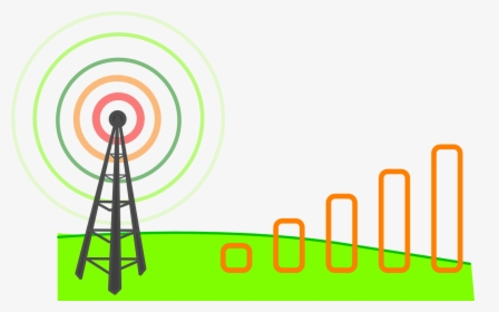 Wireless, Tower, Base, Bars, Power, Station, Signal - Wireless Power Transmission, HD Png Download, Transparent PNG