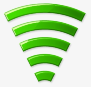 Green Wifi Signal Icon, HD Png Download, Transparent PNG