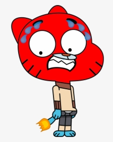 Gumball Going To Explode - Character The Amazing World Of Gumball, HD Png Download, Transparent PNG