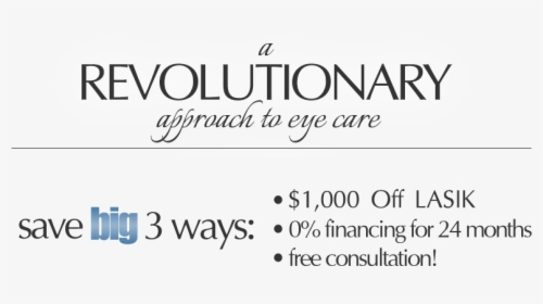 A Revolutionary Approach To Eye Care - Calligraphy, HD Png Download, Transparent PNG
