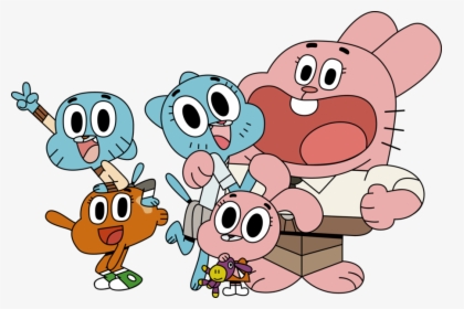 Gumball Clipart Watersons - Amazing World Of Gumball Family, HD Png Download, Transparent PNG