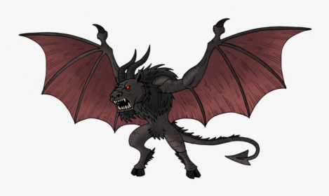 Transparent Realistic Demon Wings Png - Cartoon Jersey Devil, Png Download, Transparent PNG