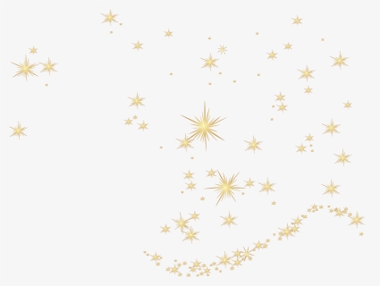 15626 - Christmas Gold Stars Transparent, HD Png Download, Transparent PNG