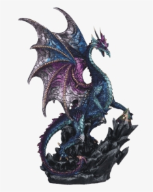 Blue Dragon With Prism Statue - Dragon, HD Png Download, Transparent PNG