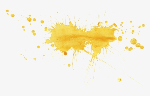 Fireworks - Black And Yellow Watercolor Splash, HD Png Download, Transparent PNG
