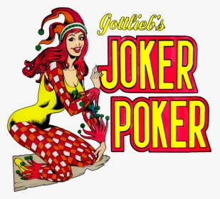 Transparent Joker Smile Png - Joker Poker Pinball Logo, Png Download, Transparent PNG