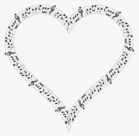 Music Note Heart Png, Transparent Png, Transparent PNG