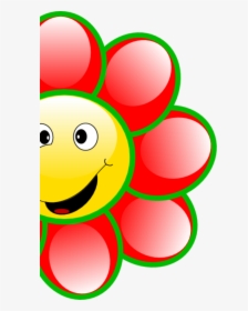 Transparent Joker Clipart - Flowers With Smiley Faces, HD Png Download, Transparent PNG