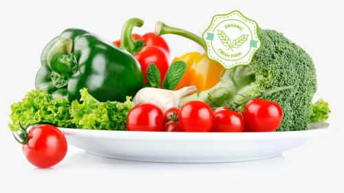 Transparent Fruits And Veggies Png - Fruit And Vegetables Plate Png, Png Download, Transparent PNG