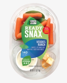 Ready Snax® Veggies And Cheese With Ranch Dip - Apples With Caramel Dip, HD Png Download, Transparent PNG