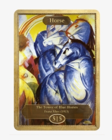 Franz Marc Tower Of Blue Horses, HD Png Download, Transparent PNG