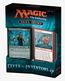 Back To Magic Precon Decks - Magic The Gathering Duel Decks Elves Vs Inventors, HD Png Download, Transparent PNG