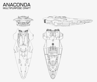 Port Drawing Sparth - Elite Dangerous Anaconda Logo, HD Png Download, Transparent PNG