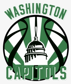 Lakers Drawing Template - Washington Capitols Nba Logo, HD Png Download, Transparent PNG