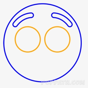 Embarrassed face emoji PNG file 10313702 PNG