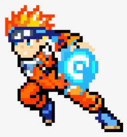 Naruto Pixel Art, HD Png Download, Transparent PNG