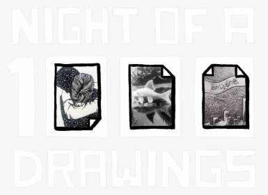 Night Of A 1000 Drawings - Illustration, HD Png Download, Transparent PNG