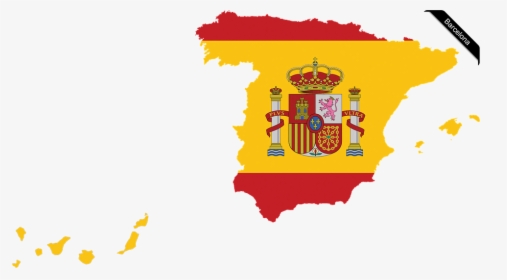 International, Map, Spain, Barcelona, Mourning - Map Of Spain Flag, HD Png Download, Transparent PNG