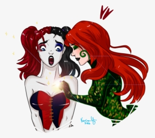 Poison Ivy Harley Quinn Art Batman Drawing - Drawing Anime Harley Quinn, HD Png Download, Transparent PNG