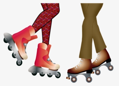 Roller Skating Legs, Roller Blading, Skating - Aggressive Inline Skating, HD Png Download, Transparent PNG