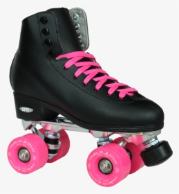 Roller Skate Pink And Black, HD Png Download, Transparent PNG