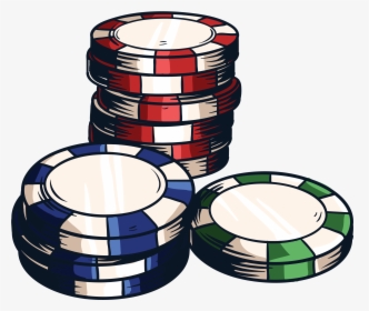 Poker Chips Casino Games Pill Box - Poker Chip Clipart Png, Transparent Png, Transparent PNG