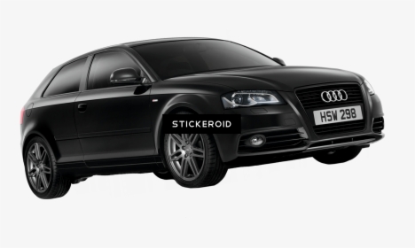 Transparent Front View Of Car Clipart - Audi A3 Black Edition, HD Png Download, Transparent PNG