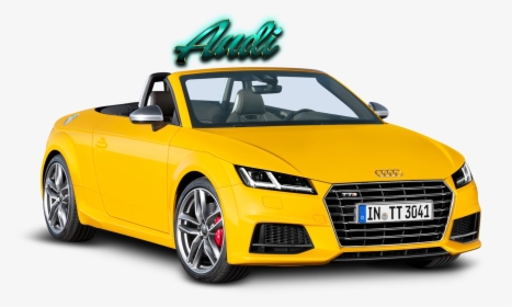 Audi Free Png Image - Audi Tt Yellow Convertible, Transparent Png, Transparent PNG