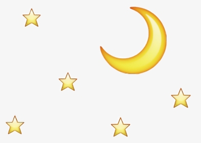 Transparent Galexy Png - Stars Transparent Aesthetic Moon, Png Download, Transparent PNG