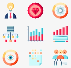 Big Data And Web Analytics - Free Big Data Icons, HD Png Download, Transparent PNG