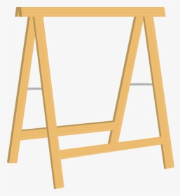 Easel,angle,wood - Construction Easel, HD Png Download, Transparent PNG