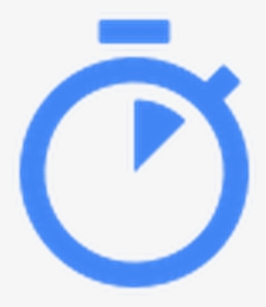 Stopwatch Icon Blue - Circle, HD Png Download, Transparent PNG