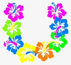 Hibiscus Flowers Svg Clip Arts - Hawaiian Lei Clipart, HD Png Download, Transparent PNG