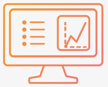 Executive Dashboard Icon Orange-pink - Analytics Transparent Dashboard Icon, HD Png Download, Transparent PNG