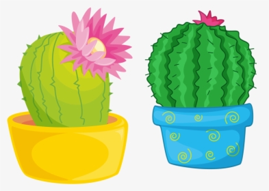 Transparent Cactus Vector Png - Cactus Flower Clipart, Png Download, Transparent PNG