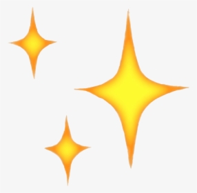 Transparent Star Shine Png - Iphone Sparkle Emoji Png, Png Download, Transparent PNG
