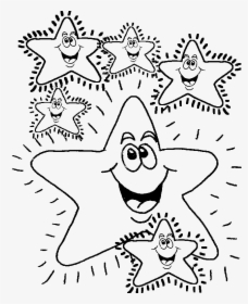 Transparent Star Shine Png - Twinkle Star Coloring Page, Png Download, Transparent PNG