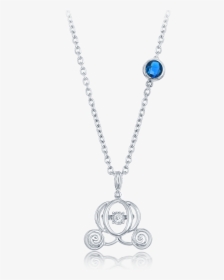 Ladies Enchanted Disney Cinderella Carriage Necklace - Jade Pendant Oval, HD Png Download, Transparent PNG